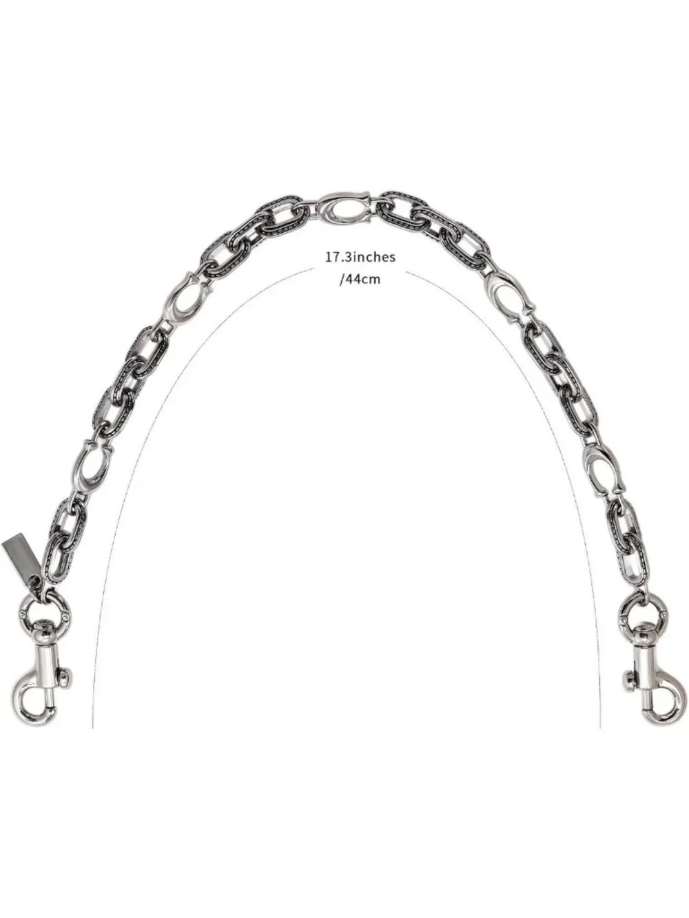 Stylish Bag Chain Charm & Keychain Extender for Handbags, Totes & Wallets
